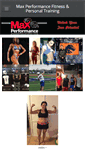 Mobile Screenshot of maxperformancefitness.com